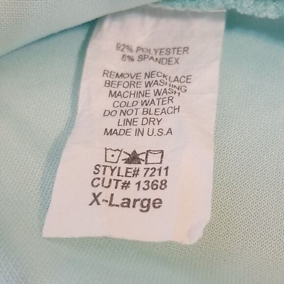 Flair Mint Ruffle Bottom Sleeveless Blouse - Picture 3 of 9